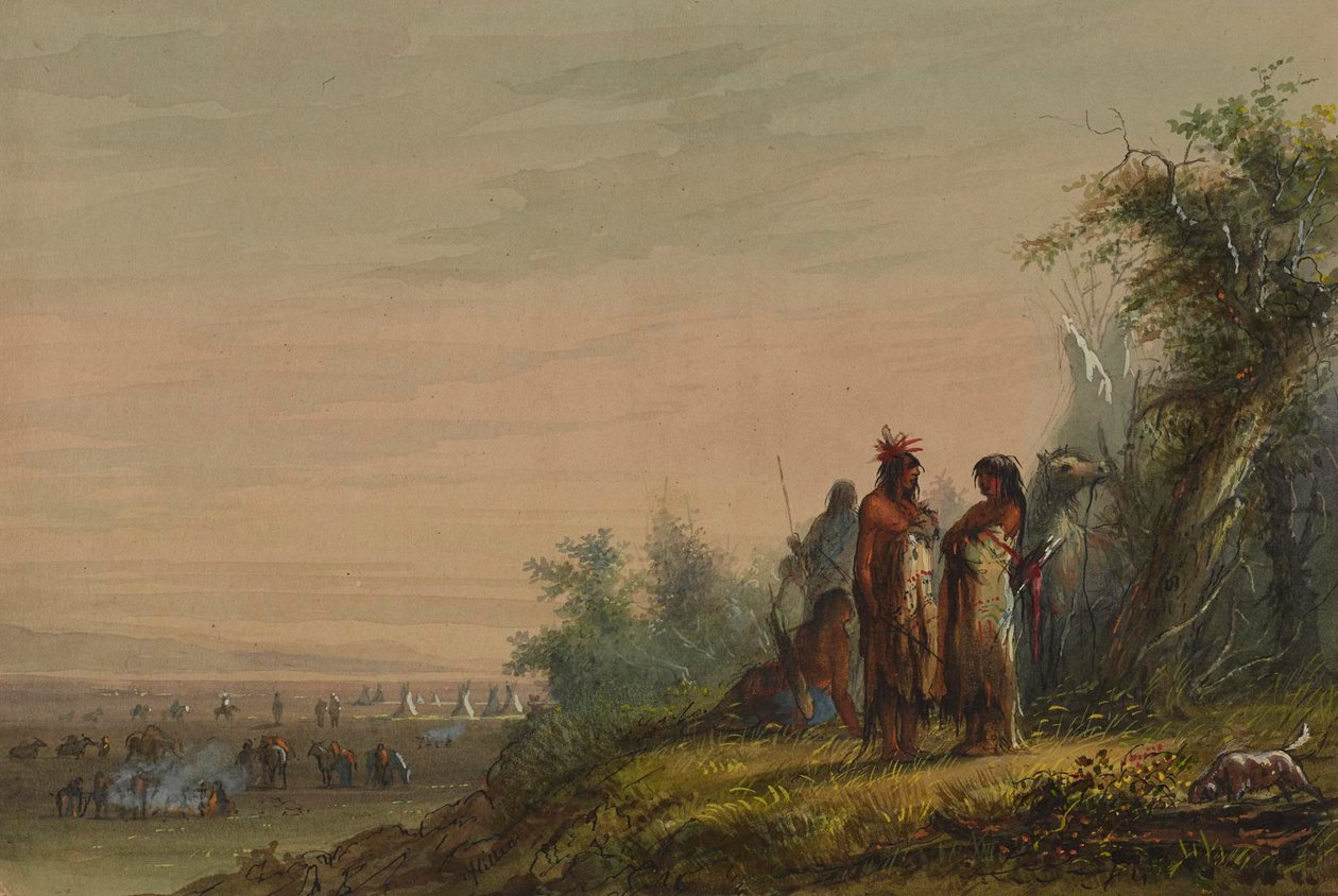 Acampamento de Alfred Jacob Miller