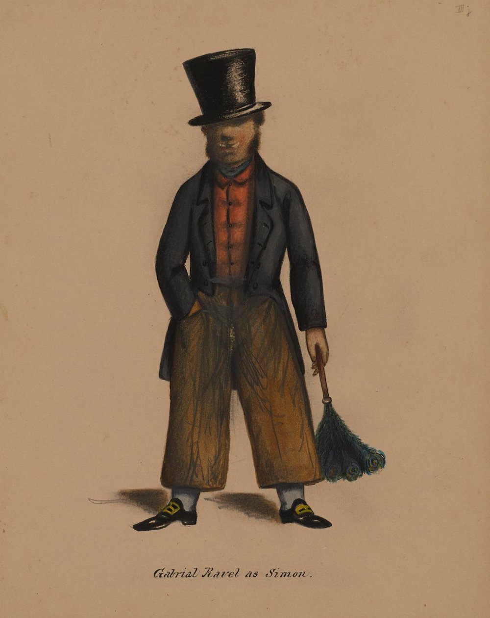 Gabriel Ravel como Simon de Alfred Jacob Miller