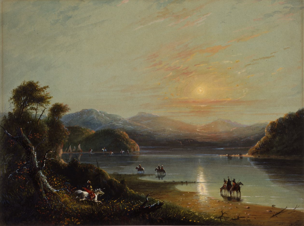 Green River (Oregon) de Alfred Jacob Miller