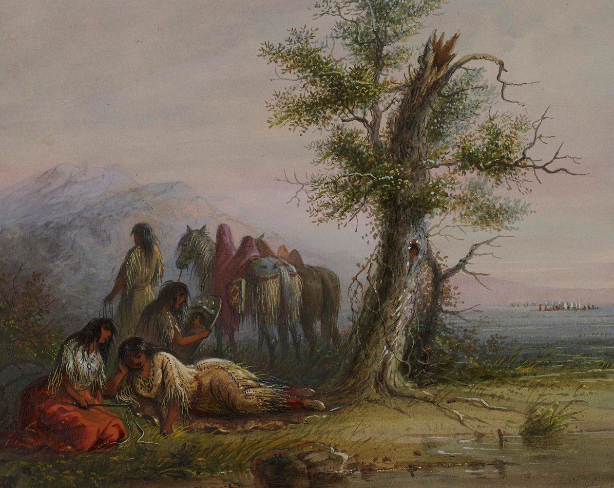 Mulheres índias de Alfred Jacob Miller