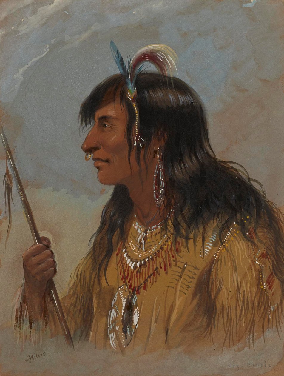 Índio Nez Percés de Alfred Jacob Miller