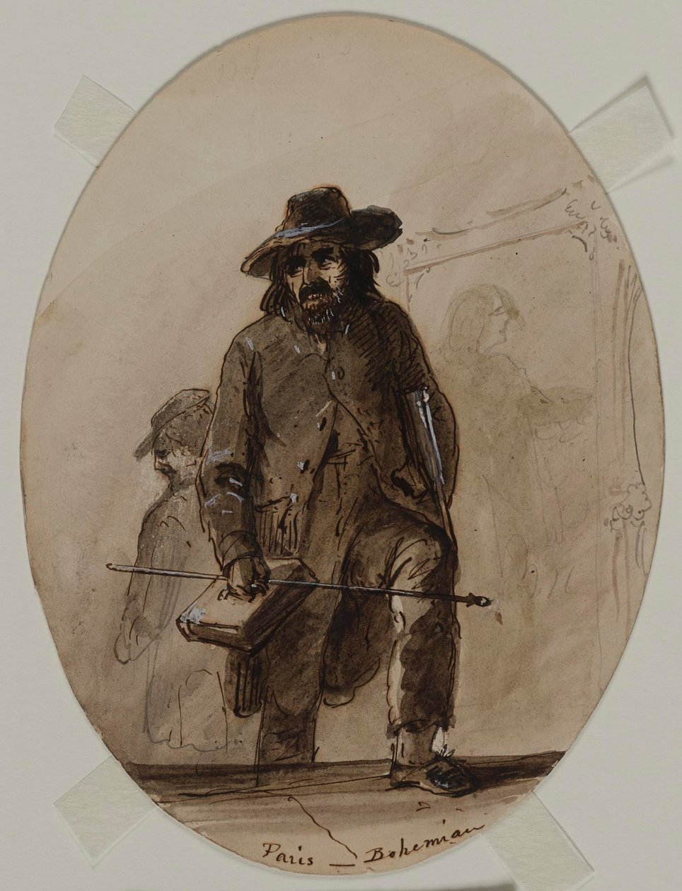 Paris, boémio, embrião Scheffer ou Delacroix de Alfred Jacob Miller