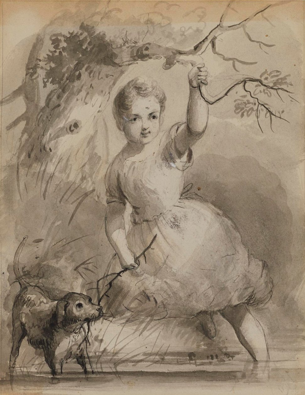 Amigos de brincadeira de Alfred Jacob Miller
