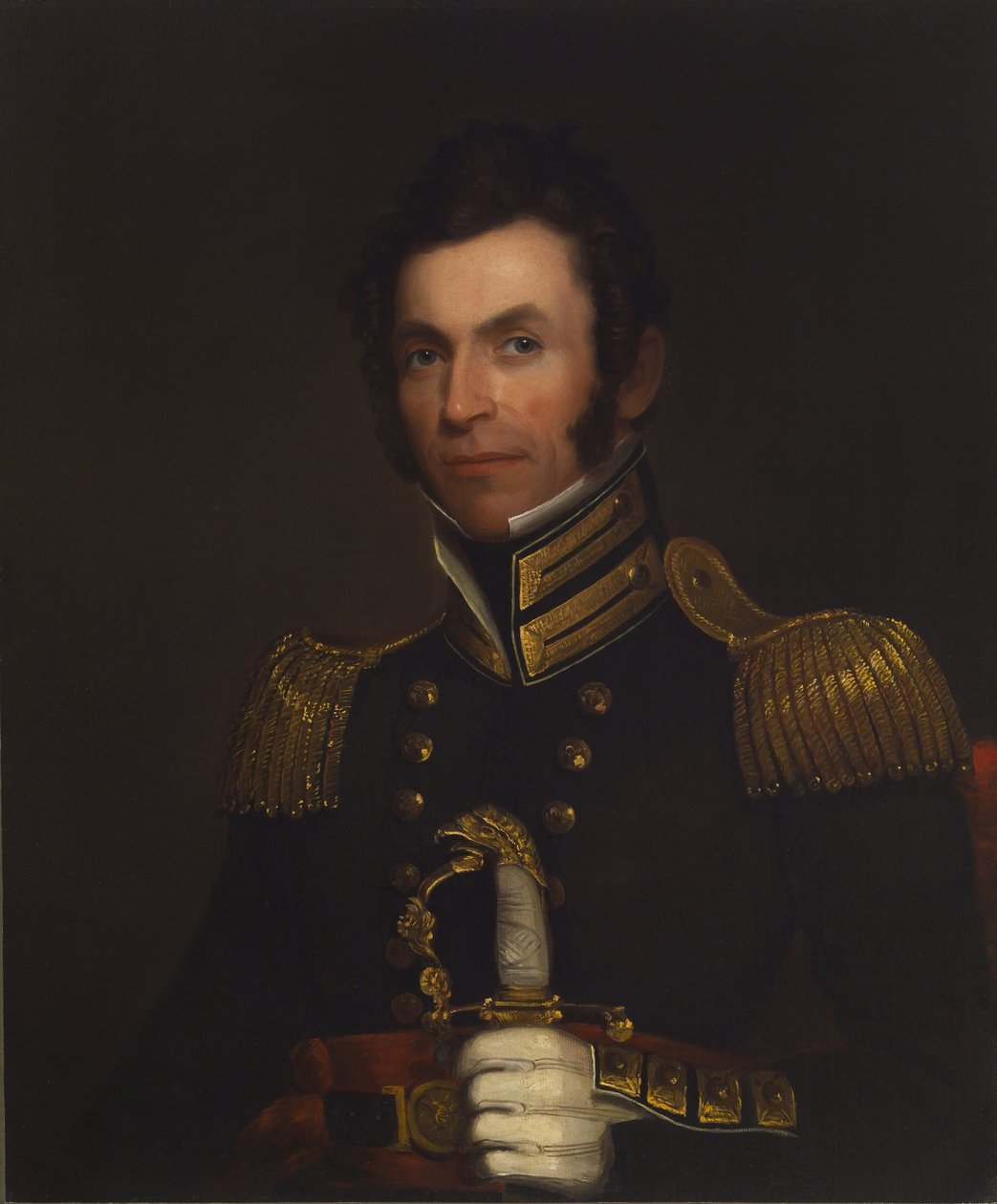 Retrato do coronel Alexander Smith (1790-1858) de Alfred Jacob Miller