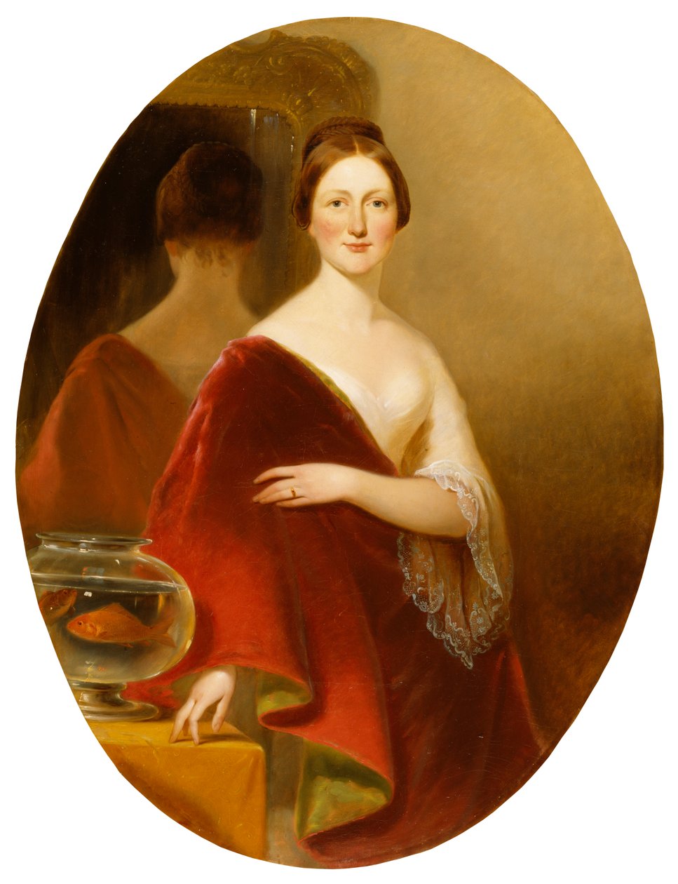 Retrato da Sra. Decatur Howard Miller (Eliza Credilla Hare) de Alfred Jacob Miller