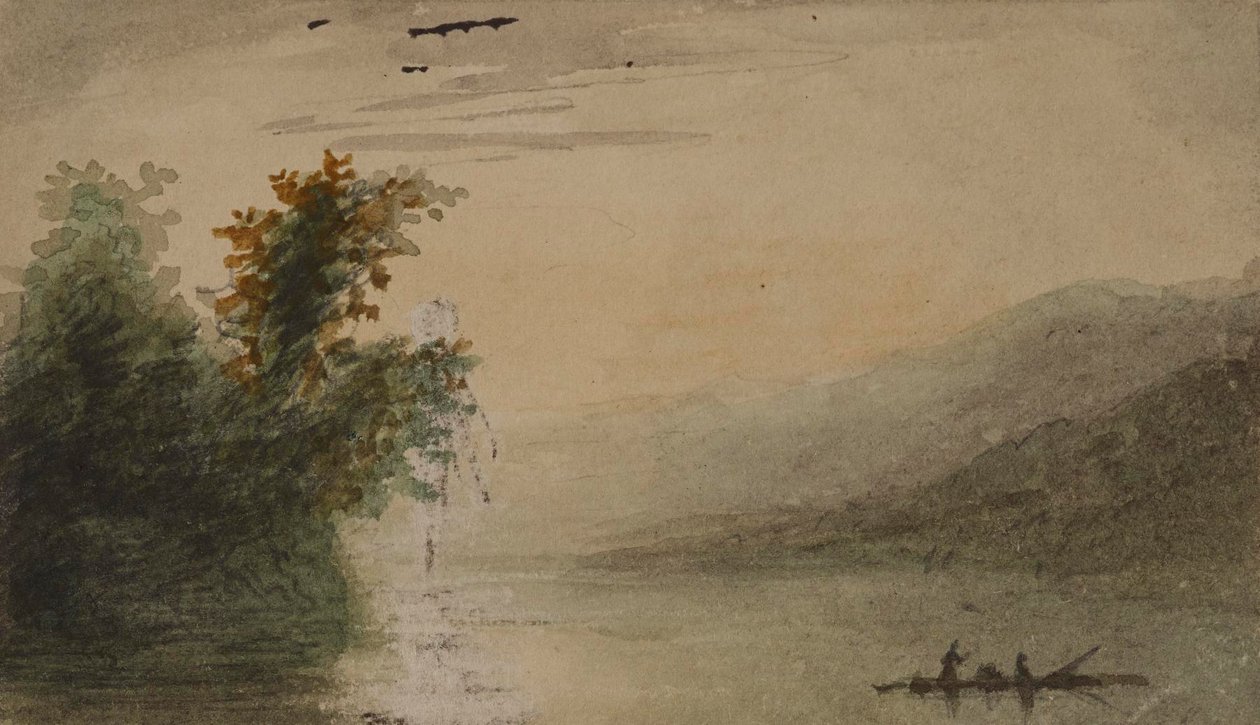 Vista de rio de Alfred Jacob Miller