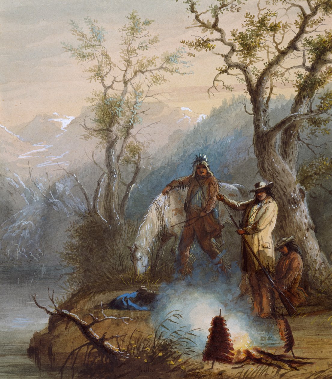 Assar a costela «Hump» de Alfred Jacob Miller