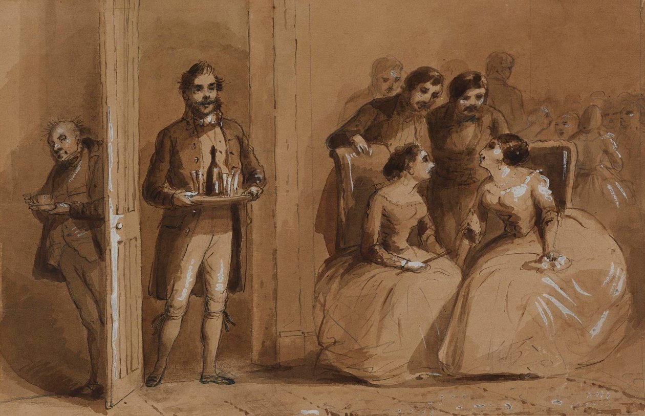 Cena de «Little Dorritt» de Alfred Jacob Miller