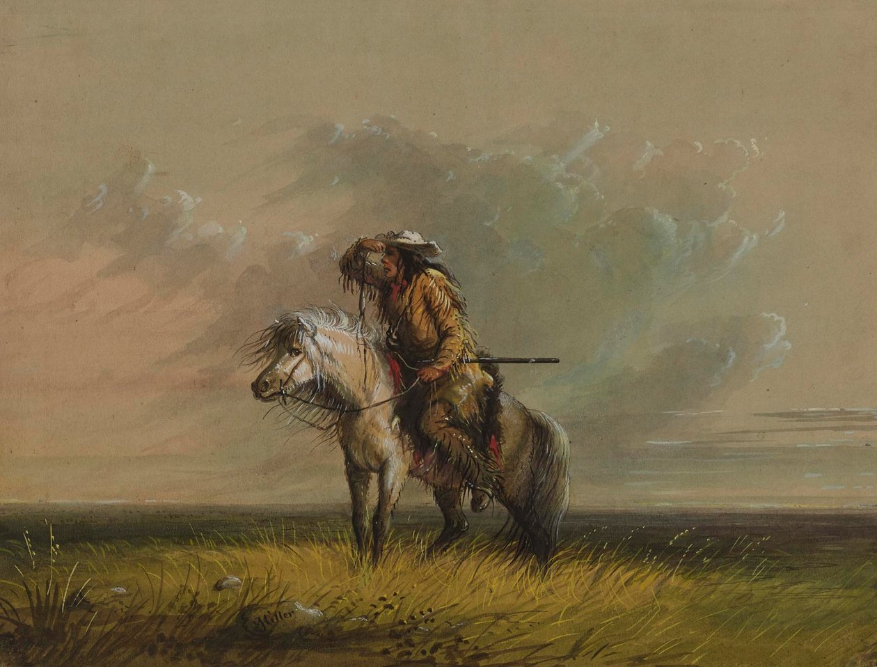 O novato perdido de Alfred Jacob Miller