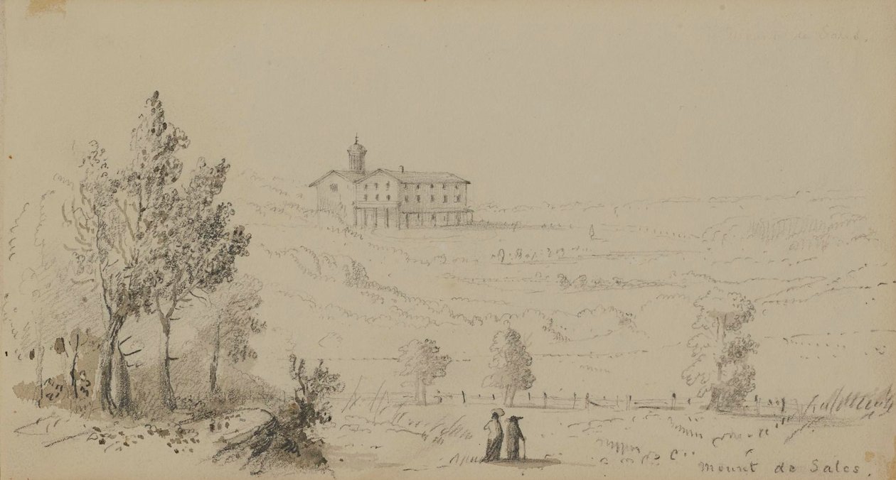 Vista do monte de Sales de Alfred Jacob Miller