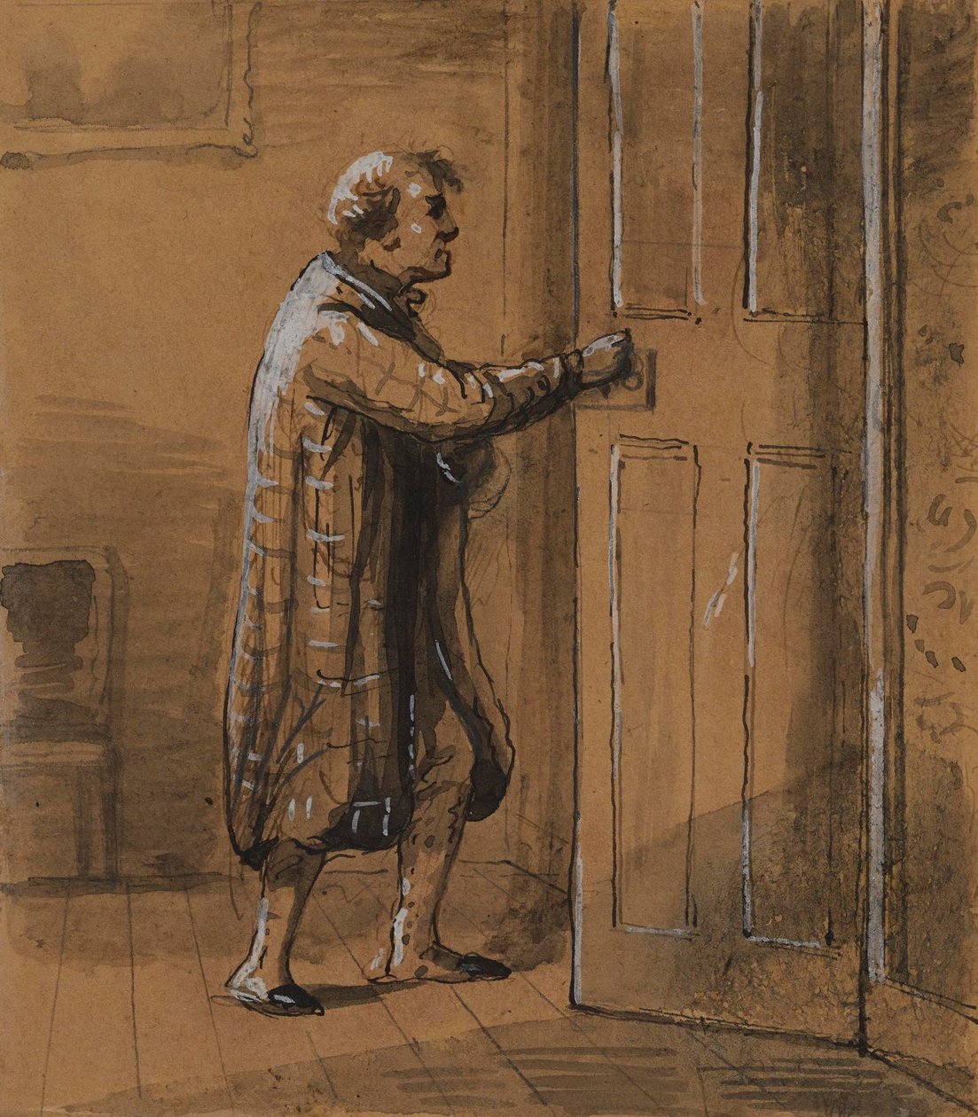 Quando não está ninguém presente de Alfred Jacob Miller