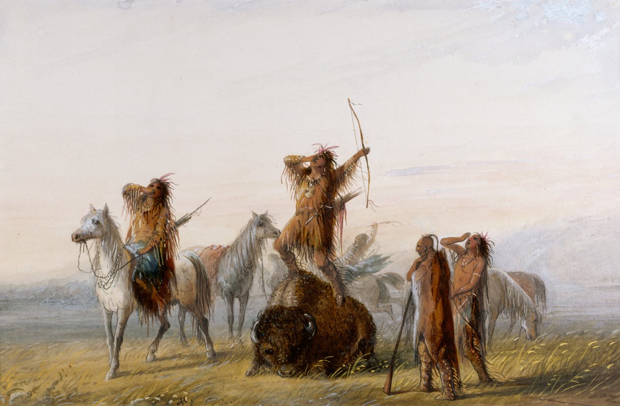 Grito de triunfo de Alfred Jacob Miller