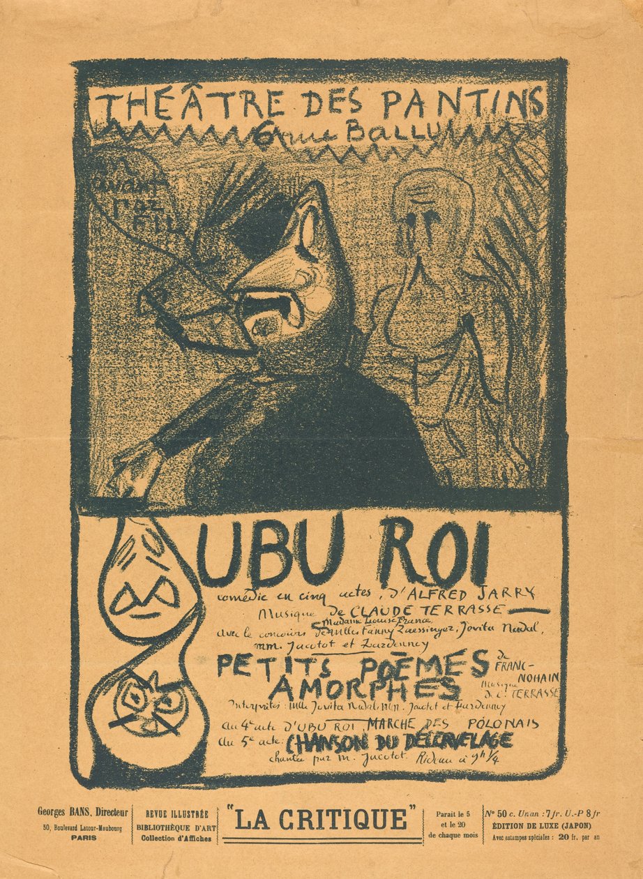 Rei Ubu; Pequenos poemas amorfos de Alfred Jarry