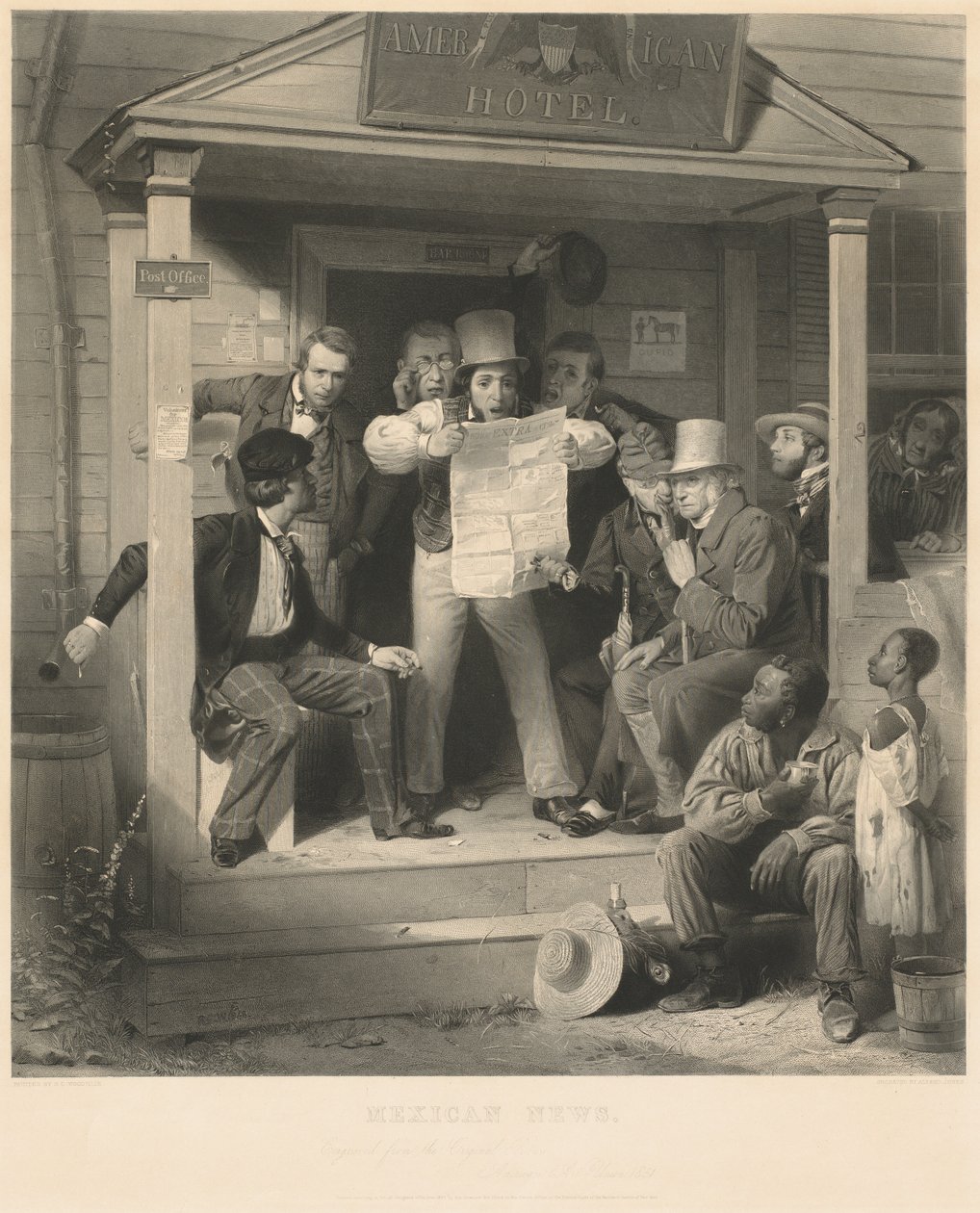 Notícias mexicanas de Alfred Jones, after Richard Caton Woodville