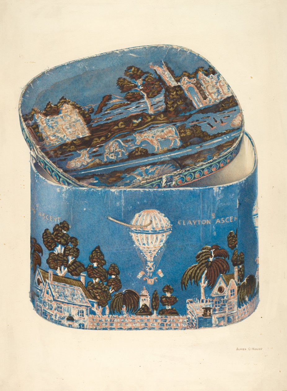 Design da caixa de banda de Alfred Koehn