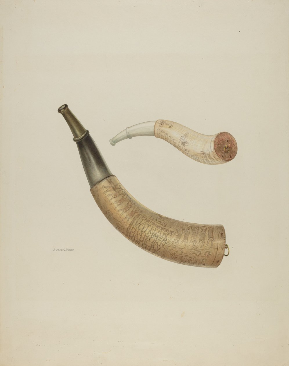 Pó de chifre de Alfred Koehn