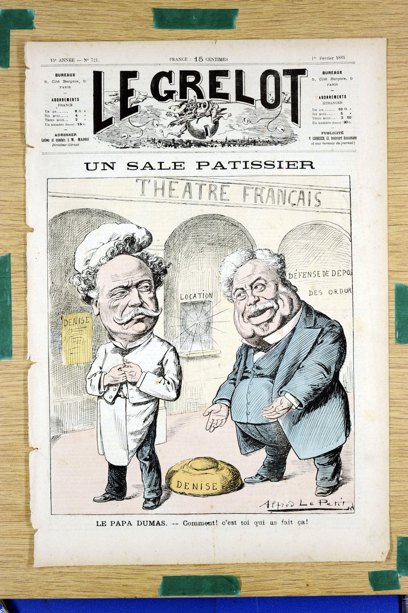 Capa do "Le Grelot", número 721, Satirique en Couleurs de Alfred Le Petit