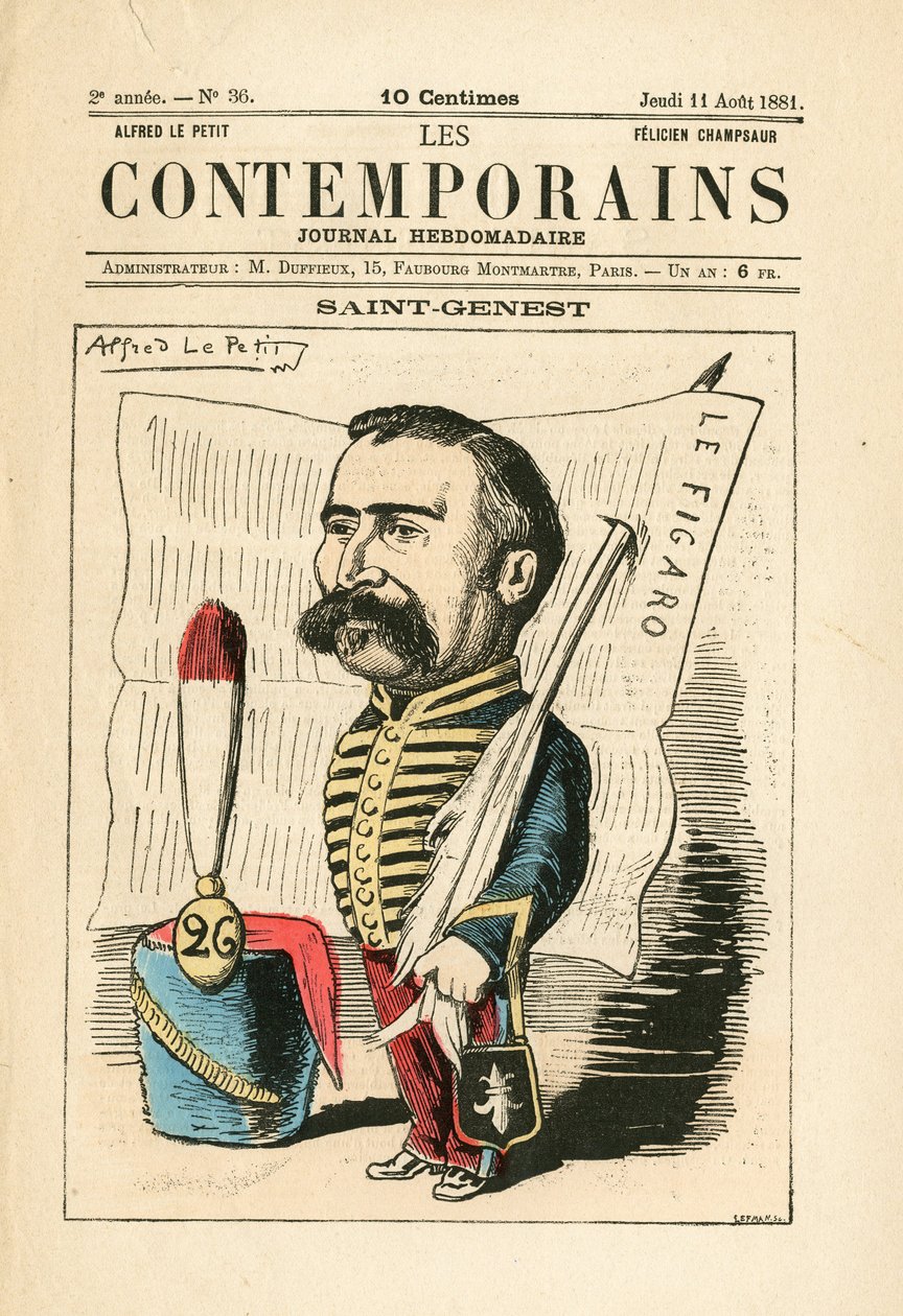 Capa de "Les Contemporains", número 36 de Alfred Le Petit