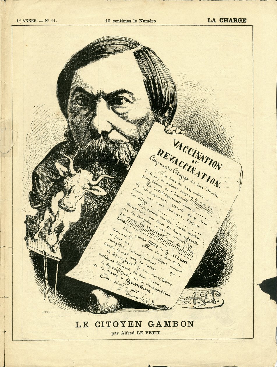 Ilustração de Alfred Le Pete (1841-1909) em La Charge (1870), No. 11 de Alfred Le Petit