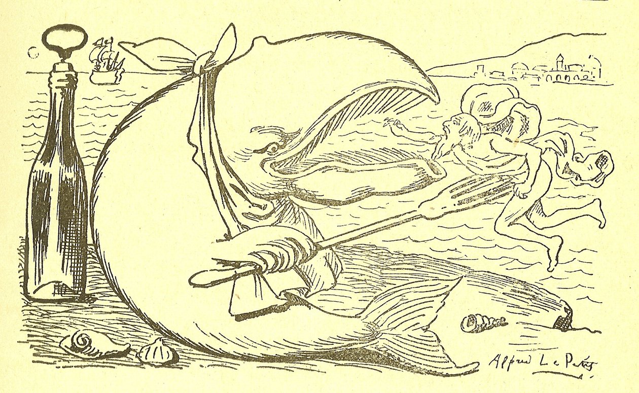 Ilustração de Alfred Le Pete (1841-1909) em Gros-Jean e sua cura de Alfred Le Petit
