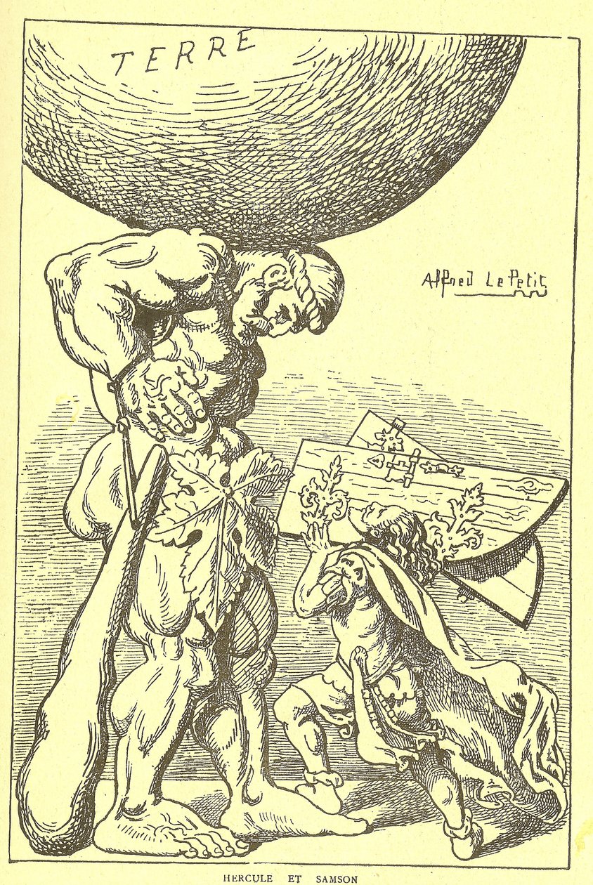 Ilustração de Alfred Le Pete (1841-1909) em Gros-Jean e sua paróquia de Alfred Le Petit