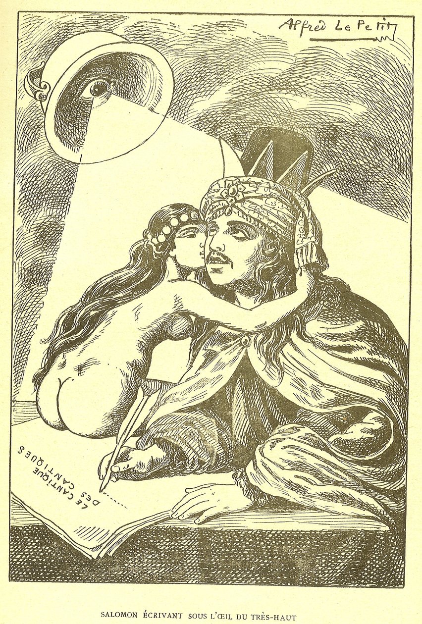 Ilustração de Alfred Le Pete (1841-1909) em Gros-Jean e sua paróquia de Alfred Le Petit