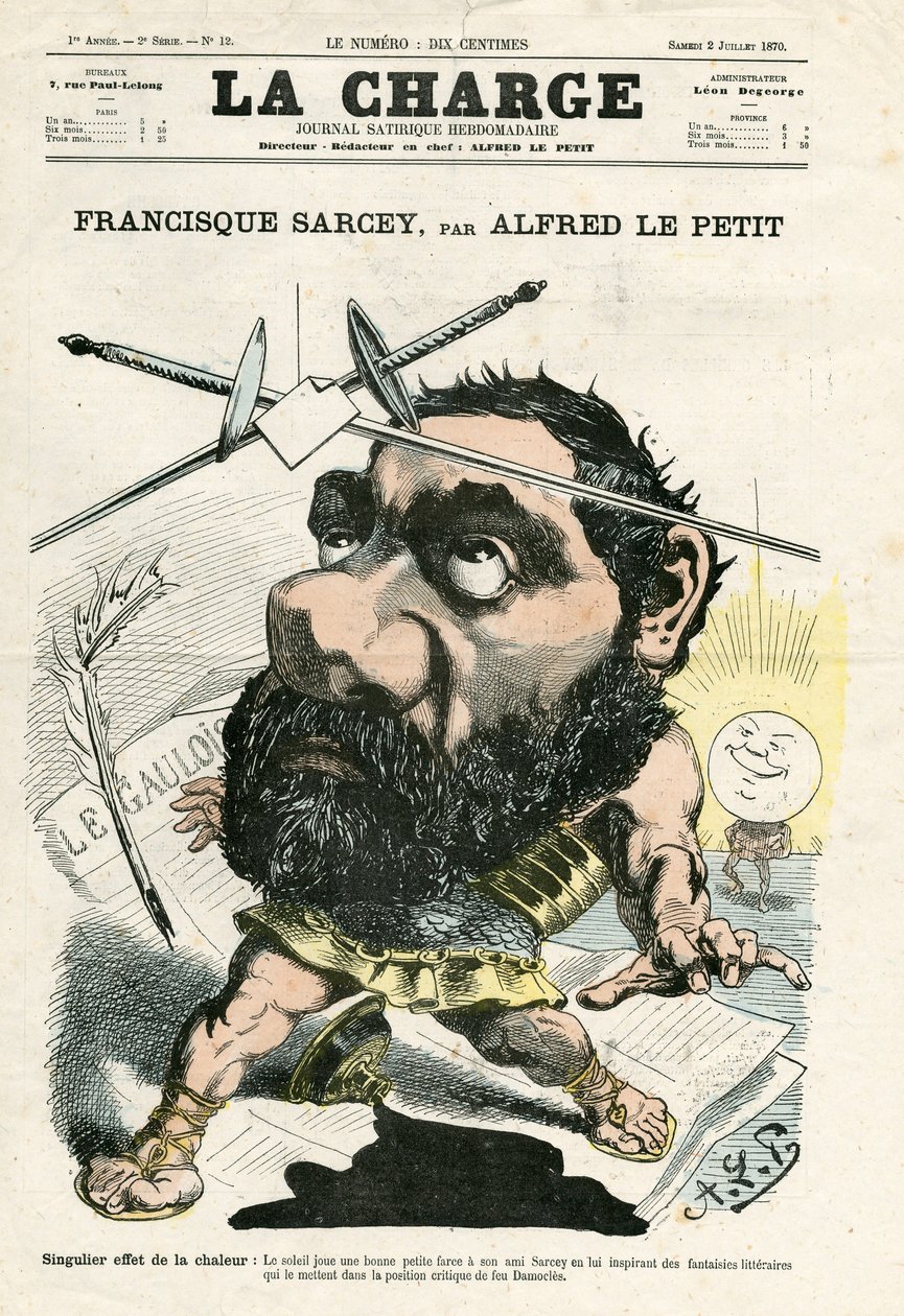 A Carga (1870), número 12, Satirical in Colour de Alfred Le Petit