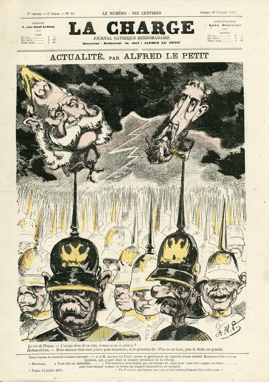 La Charge (1870), número 16 de Alfred Le Petit