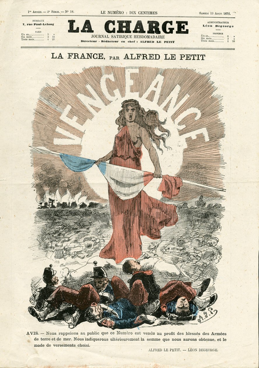 A Carga (1870), número 18, Sátira Colorida de Alfred Le Petit