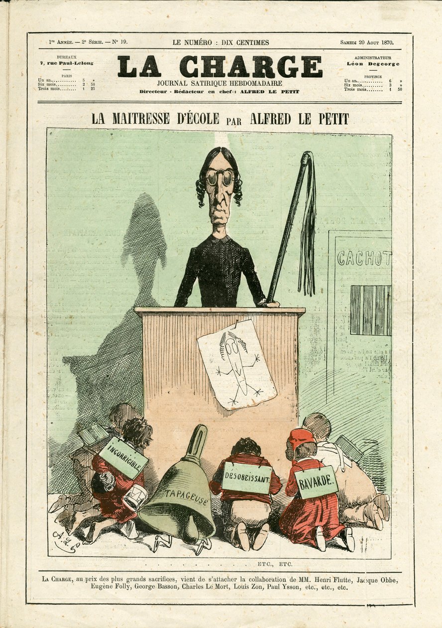A Carga (1870), número 19, Satirical in Colour de Alfred Le Petit