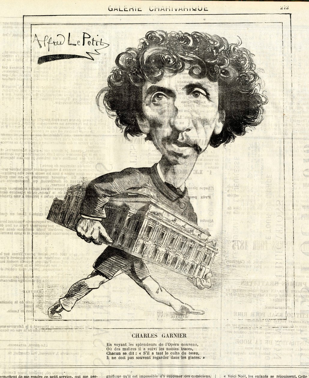 Le Charivari, Satirical in B & W de Alfred Le Petit