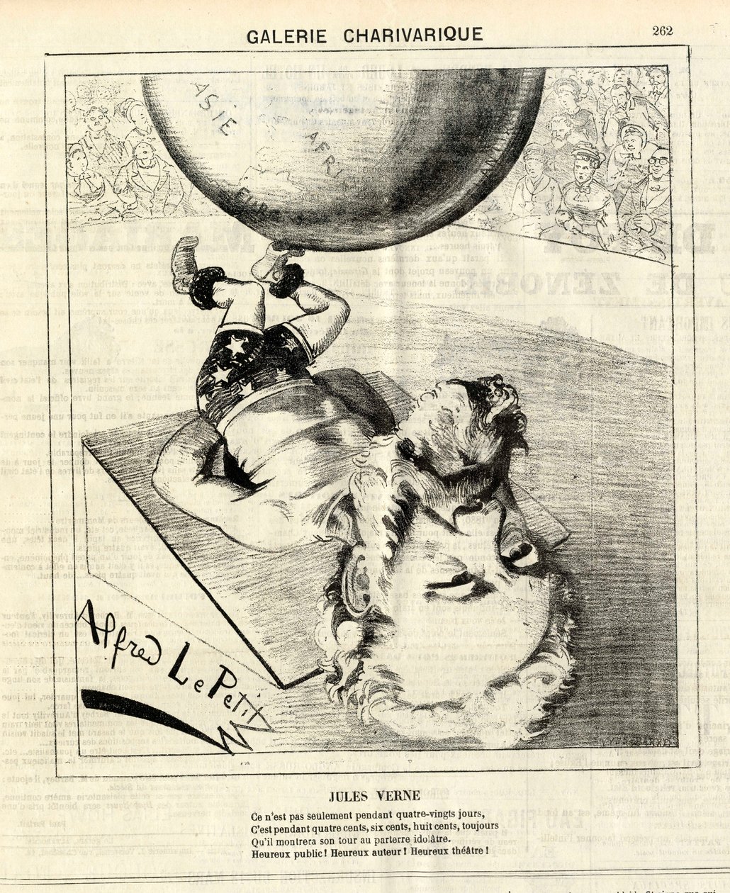 Le Charivari, Satirical in B & W de Alfred Le Petit