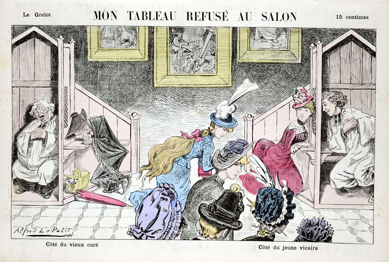 Le Grelot, número 735, Satirical en Colours de Alfred Le Petit