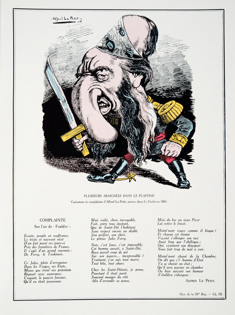 Várias aranhas no teto, da história da terceira república, vol. Eu, História Política, pub.1933 de Alfred Le Petit