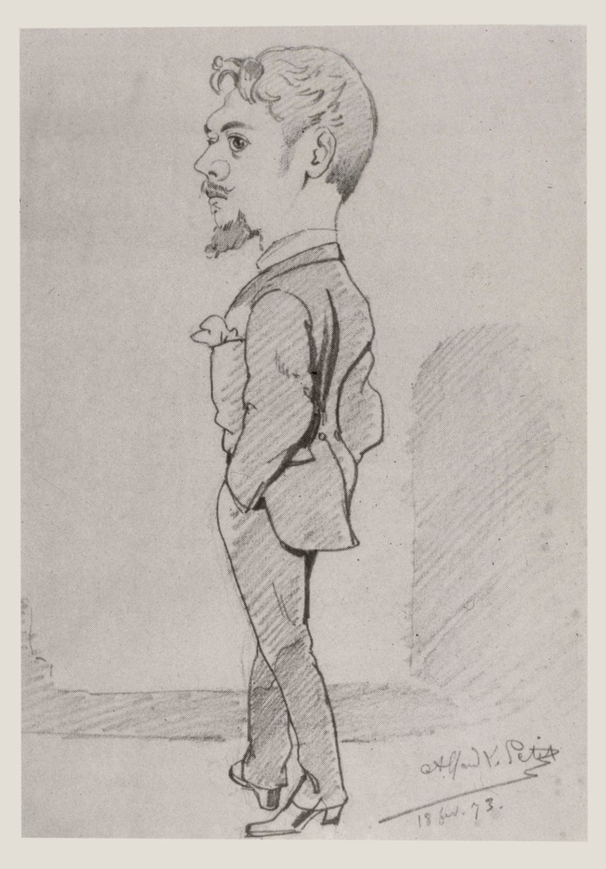Retrato de Marte, 1873 de Alfred Le Petit