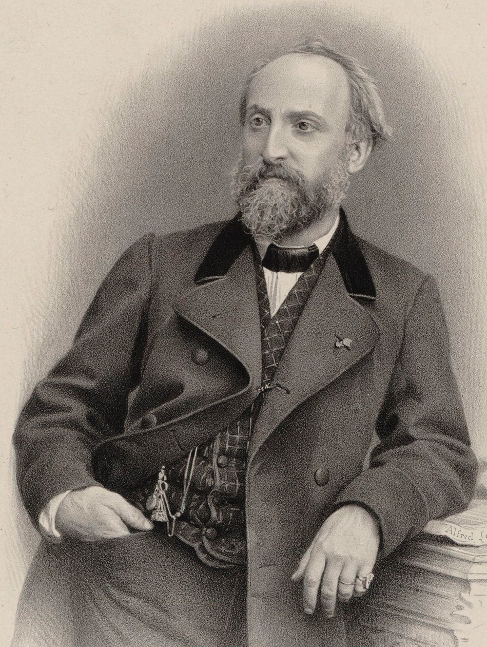 Retrato do Compositor Antoine François Marmontel 1816-1898. de Alfred Lemoine