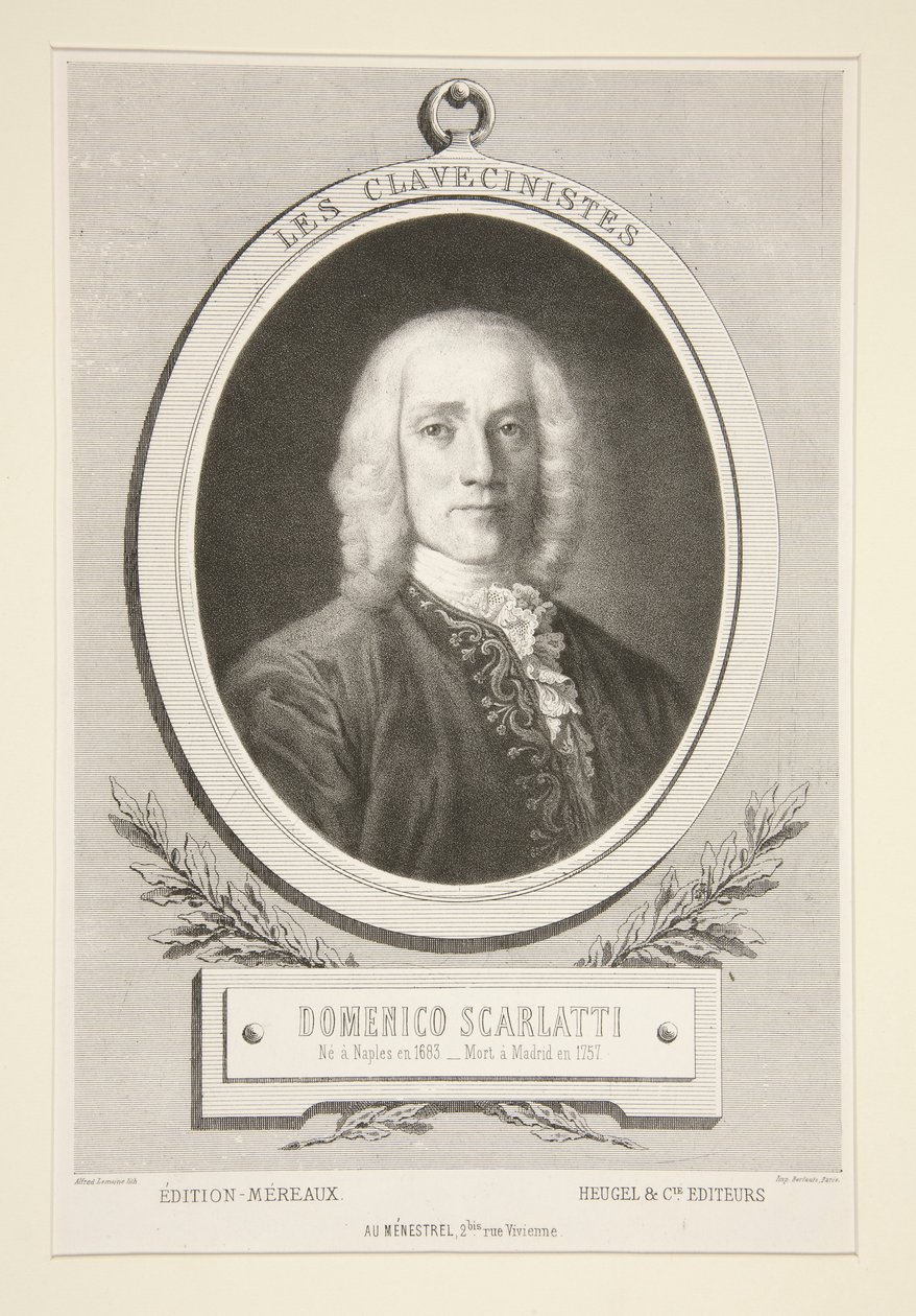 Os Clavicordistas: Domenico Scarlatti de Alfred Lemoine