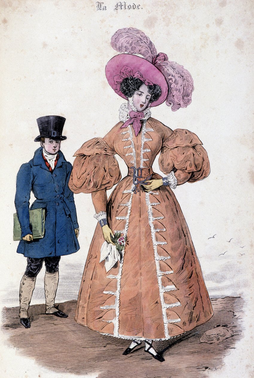 A moda masculina e feminina de Alfred Leon Lemercier