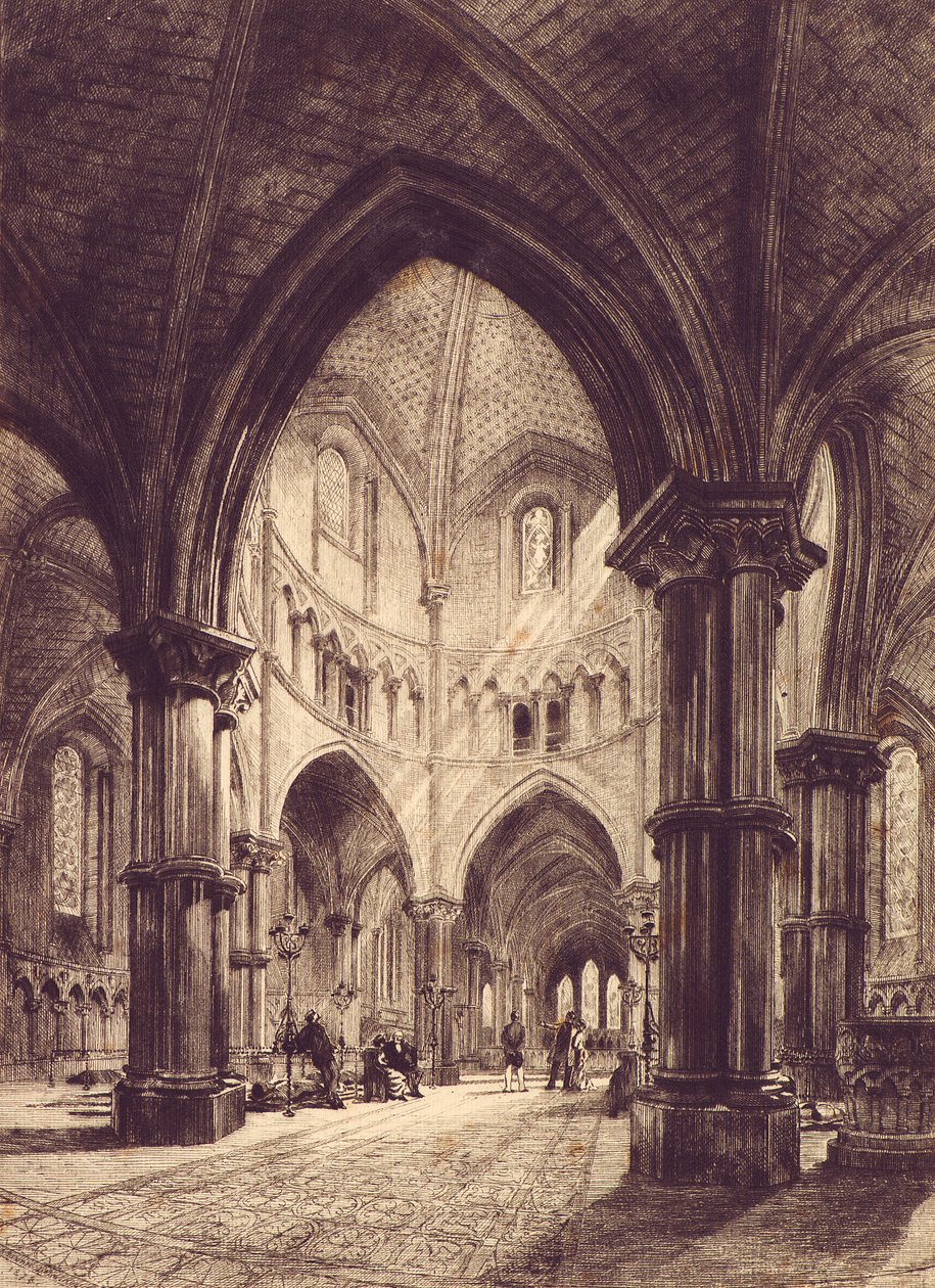 Interior da Igreja do Templo de Alfred Louis Brunet Debaines