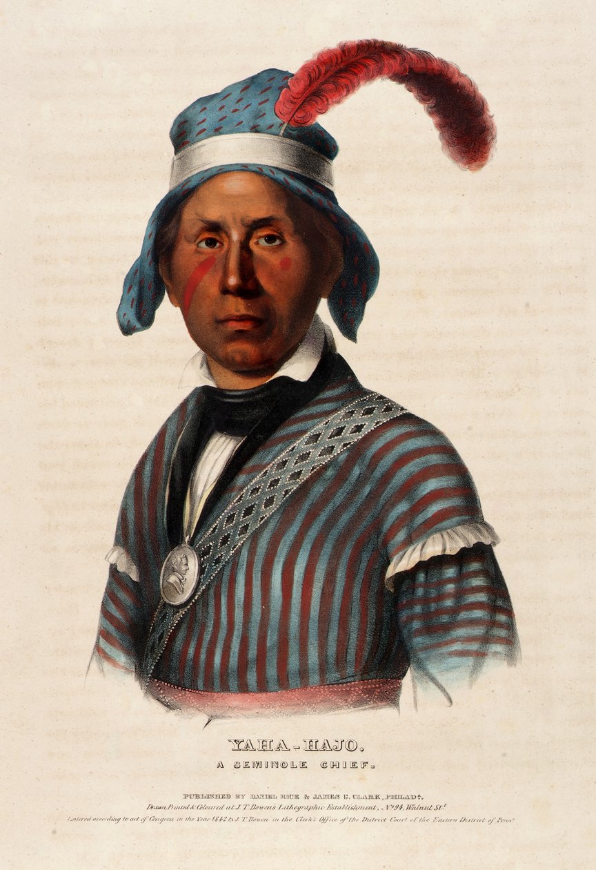 Yaha-hajo. Um chefe Seminole. de Alfred M. Hoffy