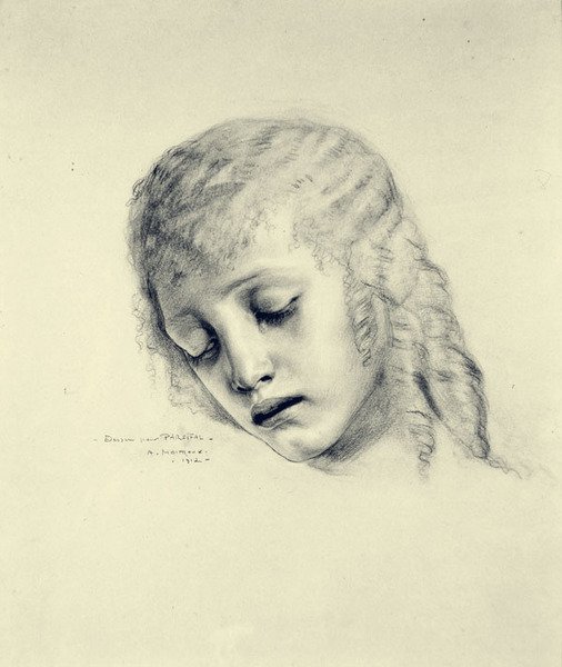 Esboço para Parsifal de Alfred Moitroux