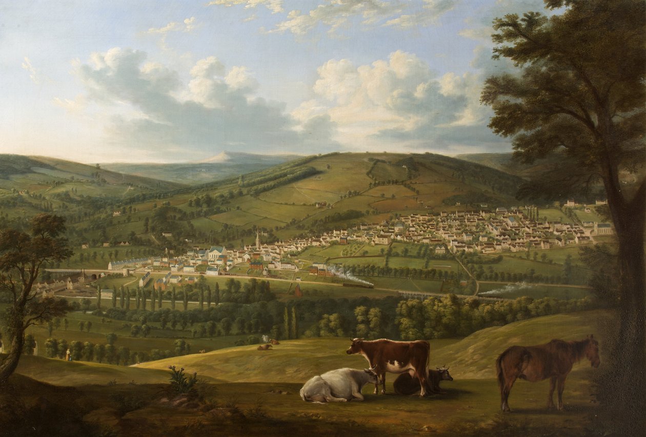 Stroud de perto de Rodborough Fort, Gloucestershire de Alfred Newland Smith