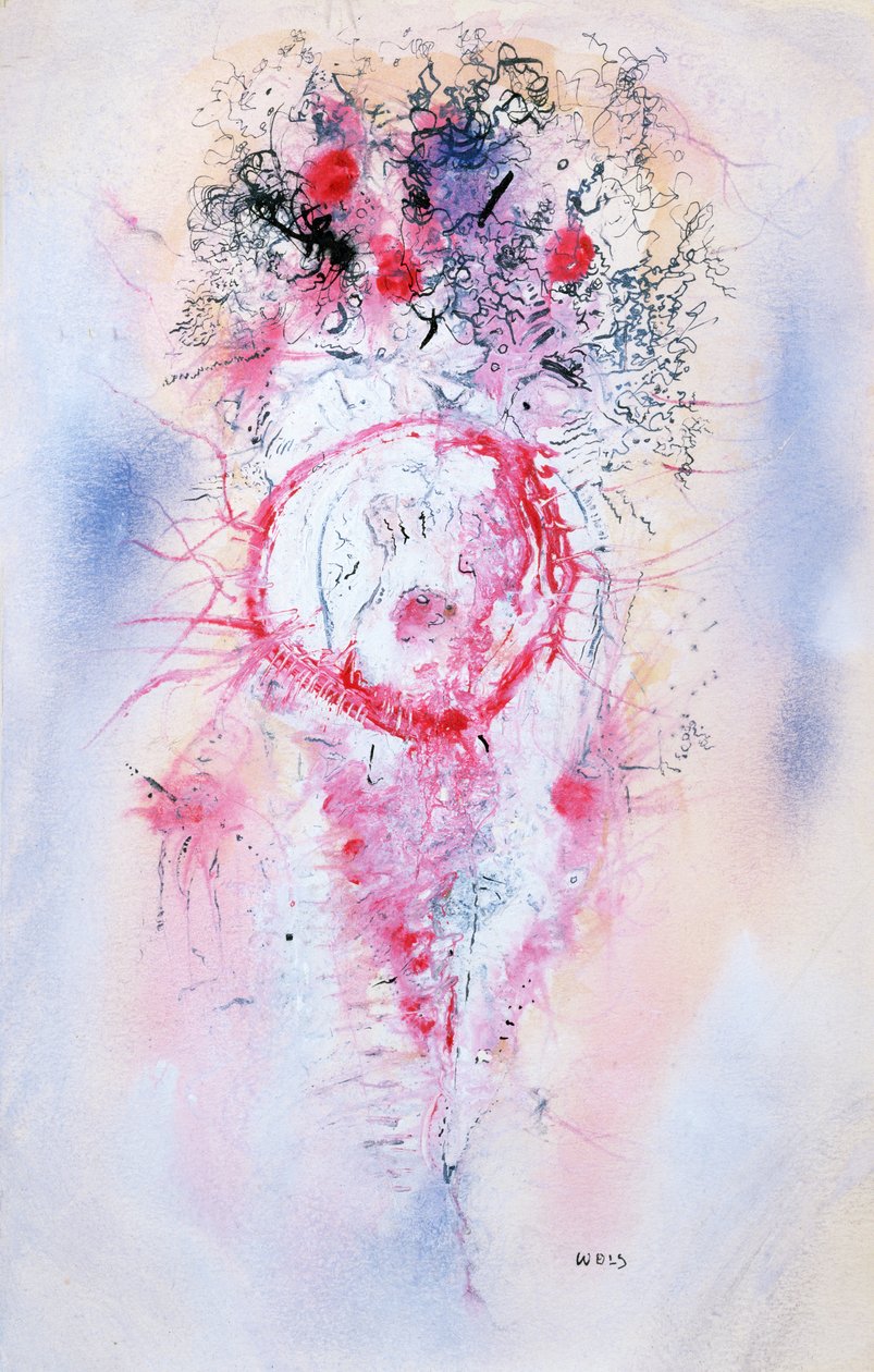 Composição, c.1950 (guache sobre papel) de Alfred Otto Wolfgang Schulze Wols