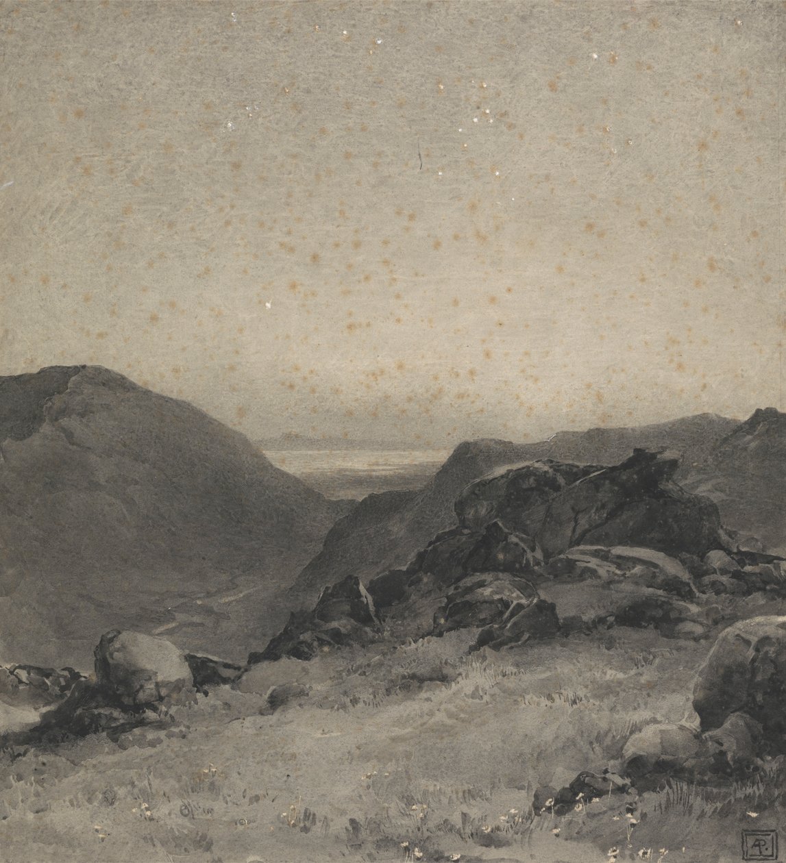 Paisagem Rochosa de Alfred Parsons