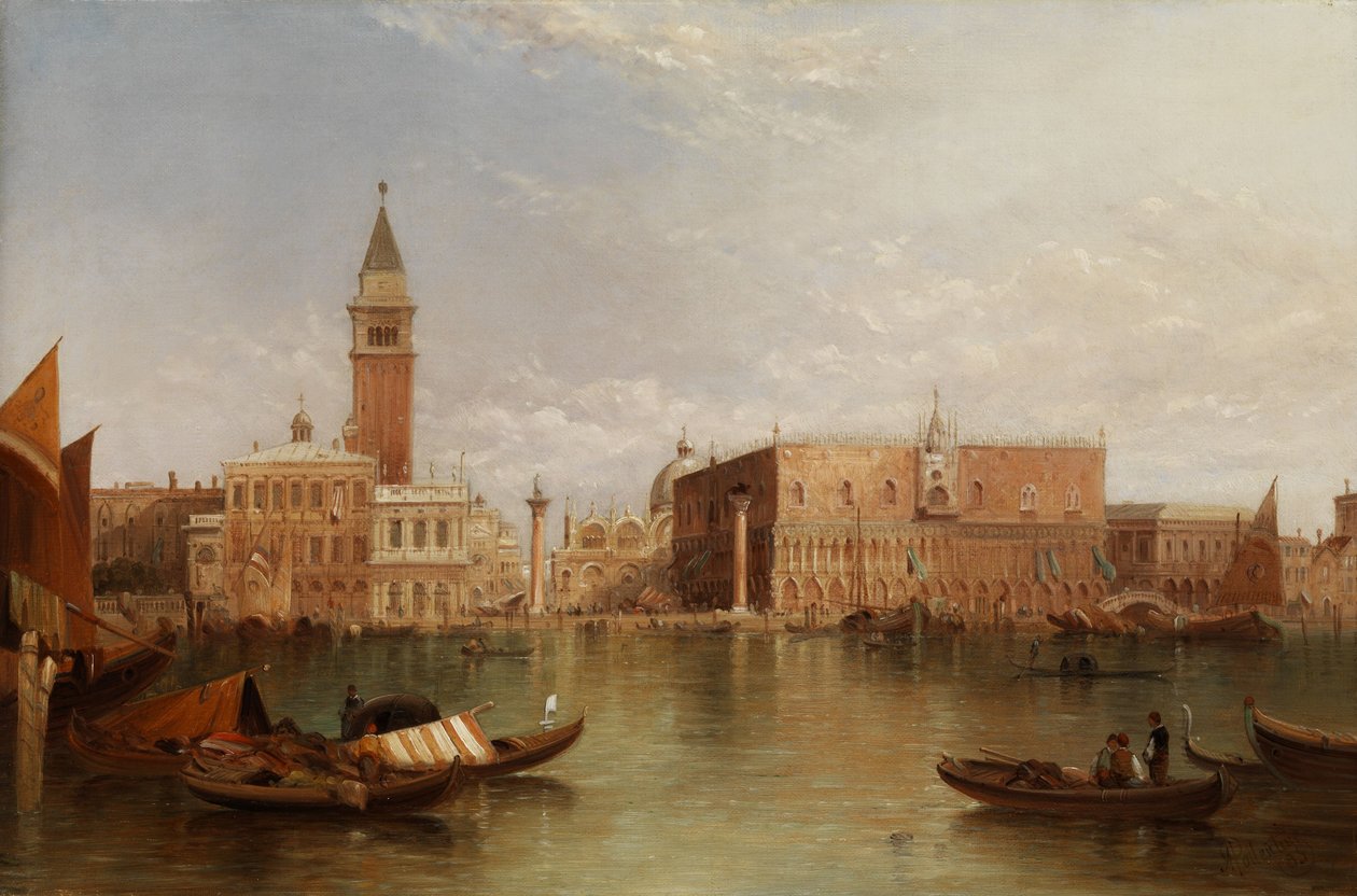 Vista de Veneza de Alfred Pollentine