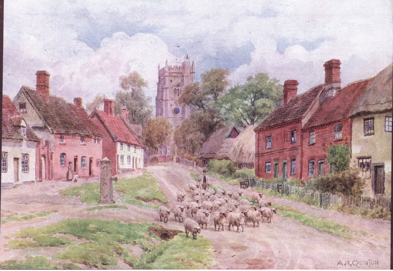 Monks Eleigh, Suffolk, de The Cottages and the Village Life of Rural England publicado por Dent & Sons Limited de Alfred Robert Quinton