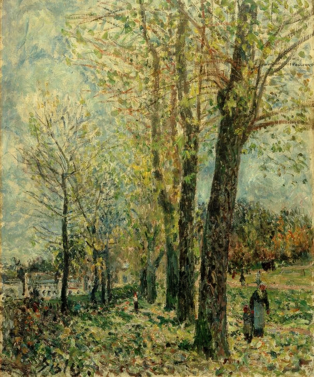 A.Sisley, paisagem em torno de Moret de Alfred Sisley
