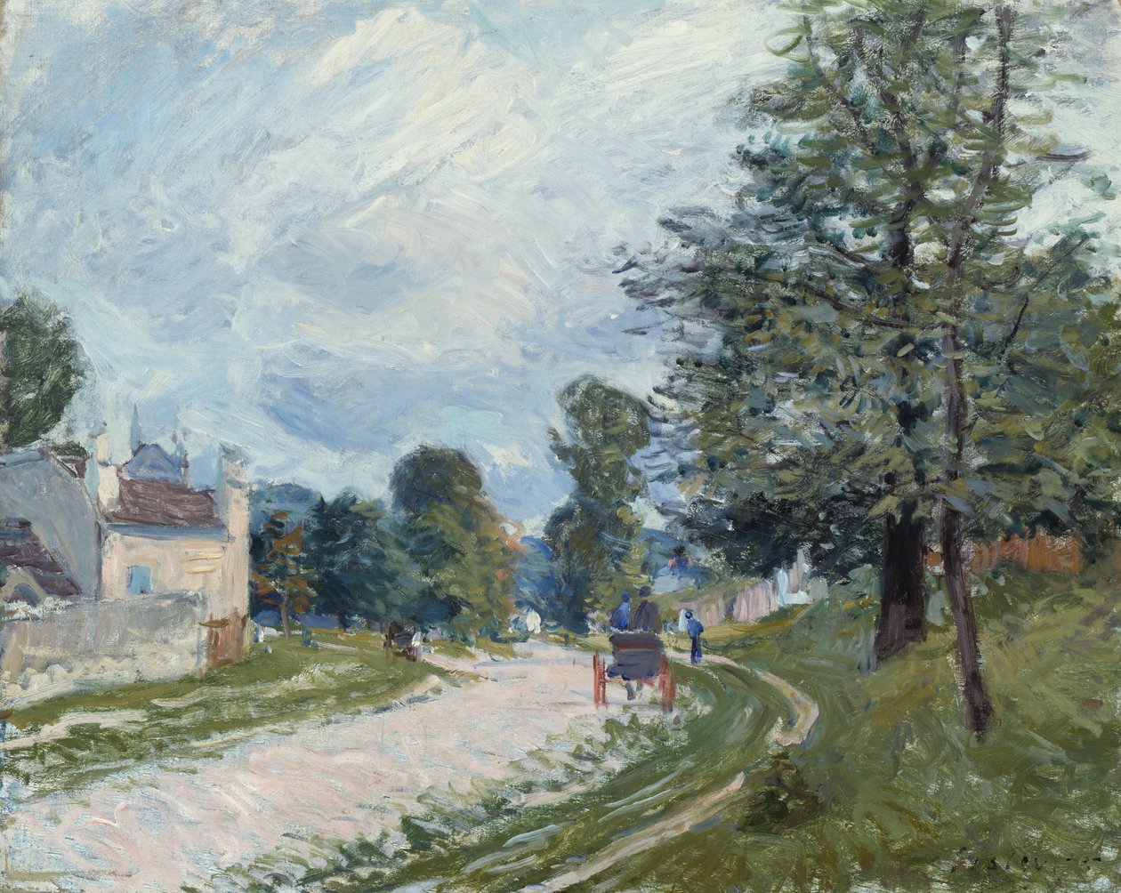 Uma volta na estrada de Alfred Sisley