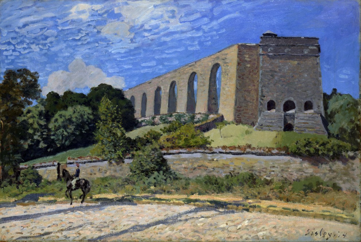 Aqueduto de Marly de Alfred Sisley