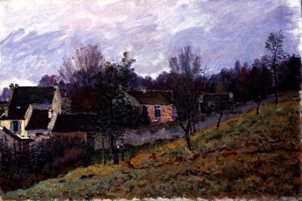 Outono em Louveciennes de Alfred Sisley